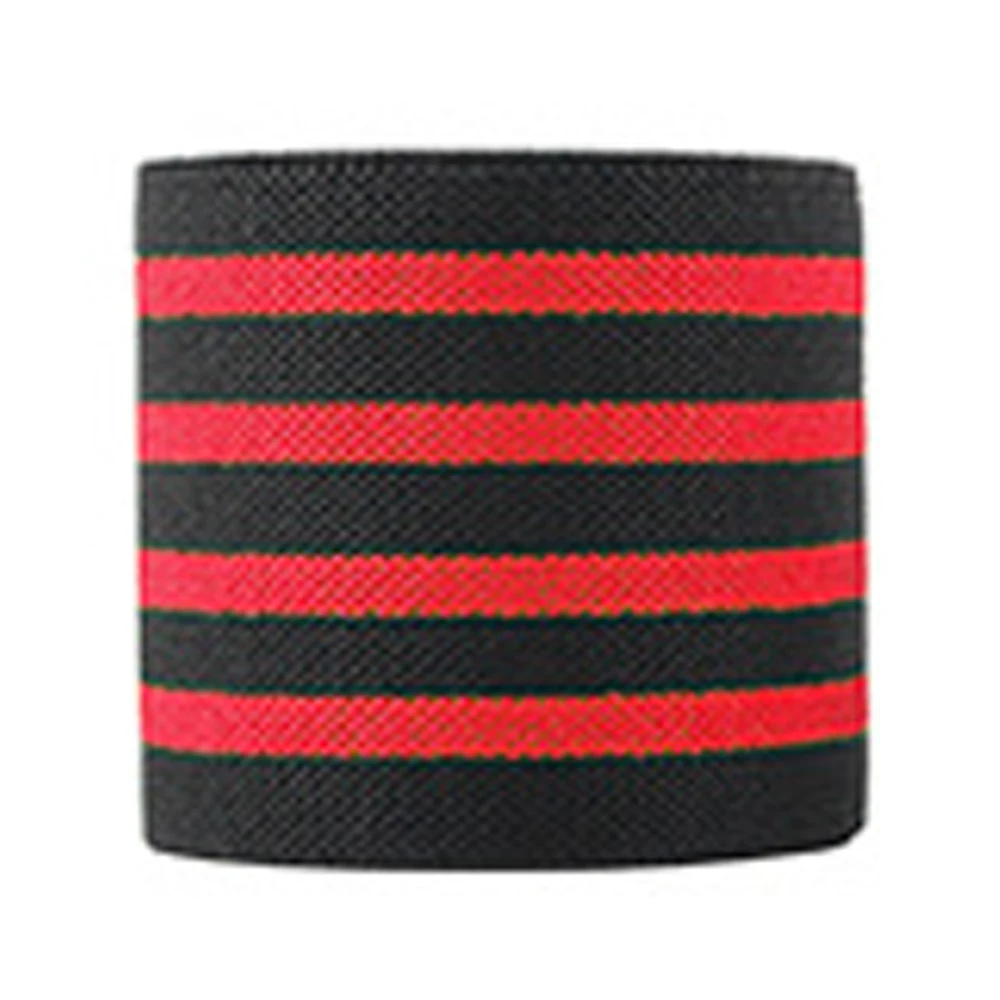 Red Four Stripes Vertvie профессиональные эластичные футболки для тяжелой атлетики наколенник фитнес поддержка брекет тяжелый вес приседания тренировка наколенник защита - Цвет: Red Four Stripes