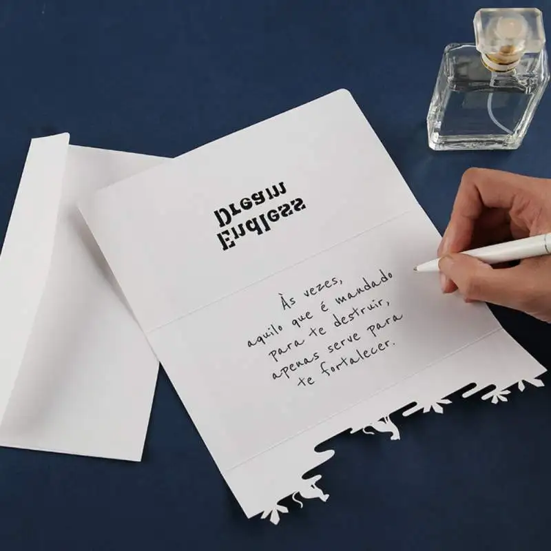  Party invitation card Birthday Mirror Greeting Card Christmas Cards With Envelope Party Invitation  - 4000562867508