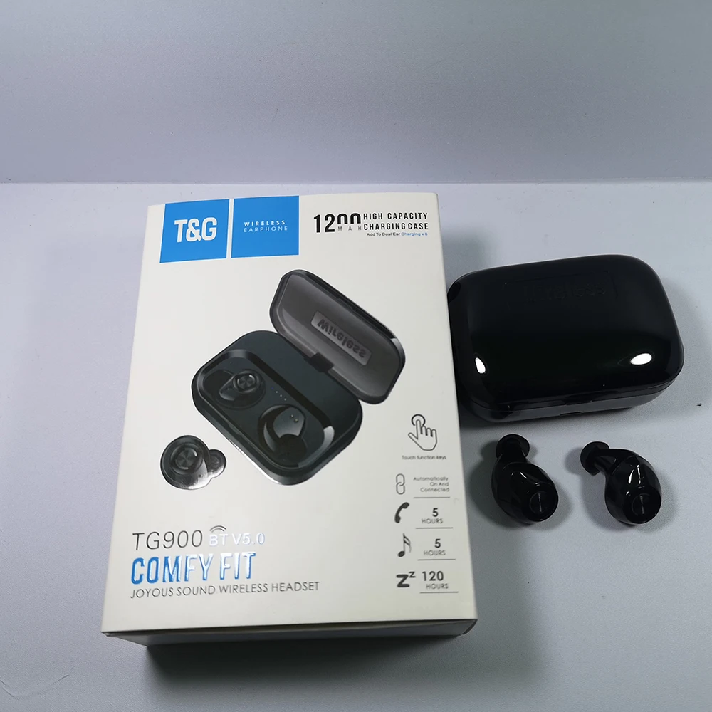 T& G 900 TWS True Bluetooth 5,0 наушники стерео Бас беспроводные наушники спортивные наушники IPX5 водонепроницаемые наушники