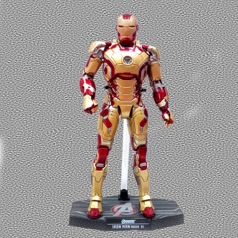 New In Box Горячие игрушки; ЖЕЛЕЗНЫЙ ЧЕЛОВЕК Марк XLII MK42 с светодиодный свет 1/6th весы фигурка Коллекционная модель игрушка