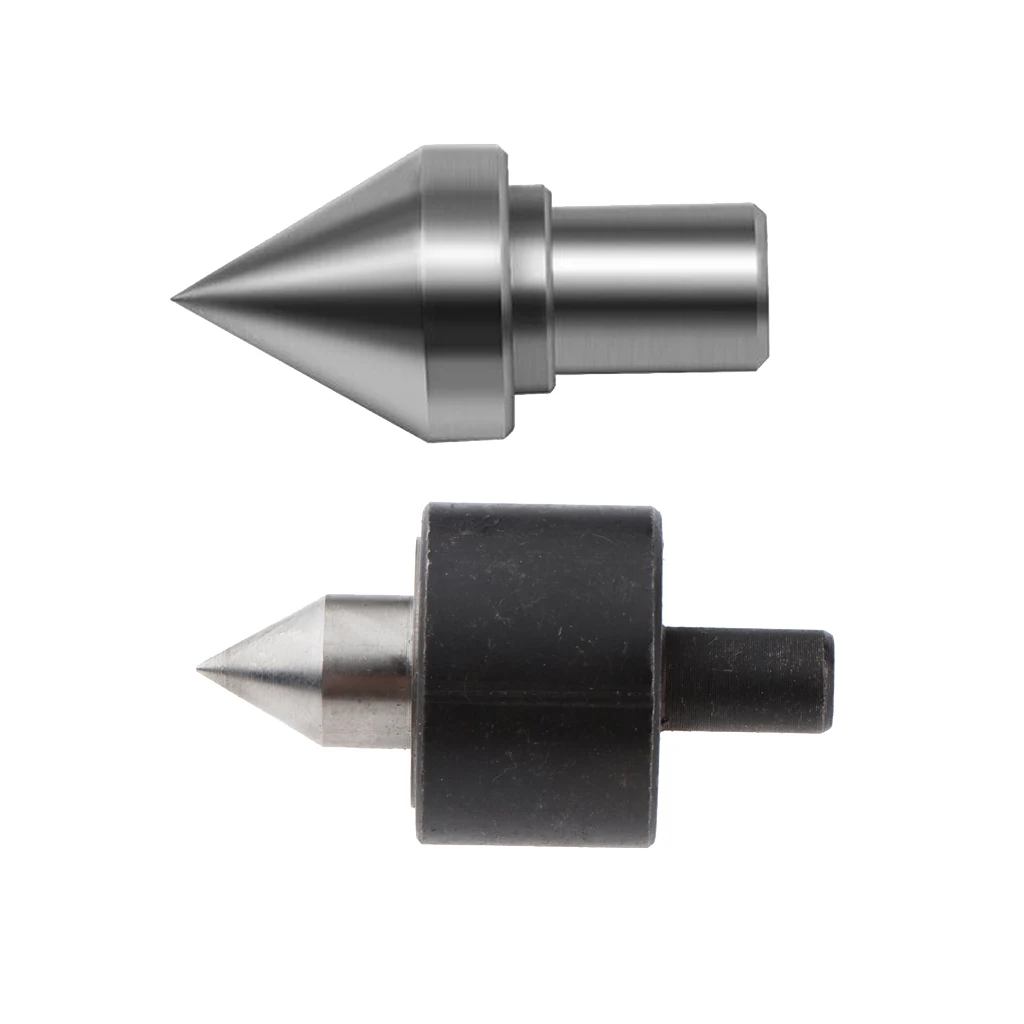 2Pcs Bearing Tailstock Center Metal Lathe Tailstock Drill Chuck Accessories