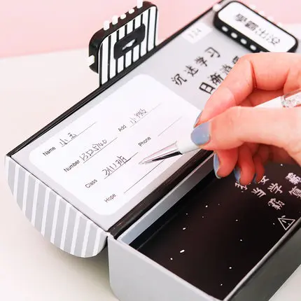 Multifunction Pencil Box With Double Password Lock, Large Capacity