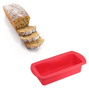 

Silicone Cake Baking Pan Mini Multi-functional Cake And Bread Mold Non Stick Bakeware Oven Rectangle Mould Baked Mold #20