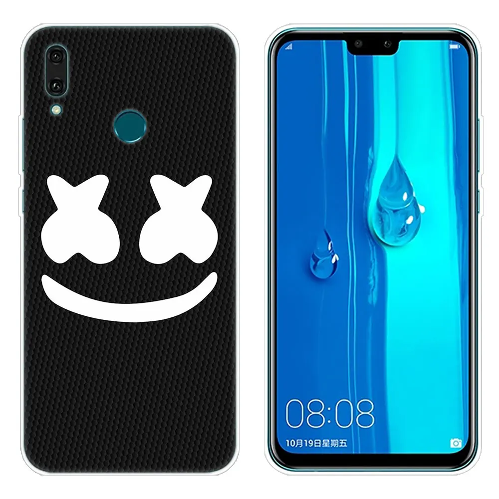 Роскошный мягкий чехол DJ marshmallow для huawei mate 30 20 Lite 10 Pro Y5 Y6 Y7 Pro Y9 Prime Y6 Pro Модный чехол