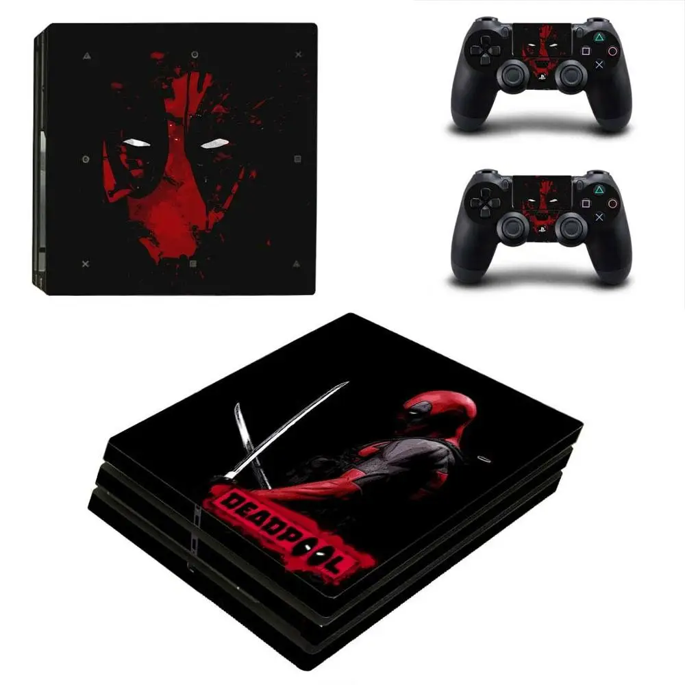 YSP4P-0428 Дэдпул PS4 Pro наклейка s Play station 4 кожа Наклейки Обложка для playstation 4 PS4 Pro консоль и контроллер Скины Виниловые - Цвет: YSP4P-0428