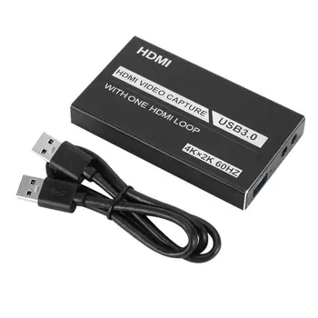 

4K HDMI Game Video Capture Card USB3.0 1080P Grabber Dongle Video Record USB to HDMI Converter For OBS Live Streaming Broadcast