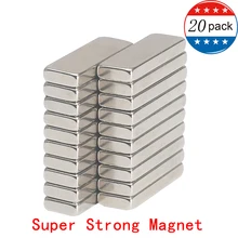 Jtengsys супер сильный 20 шт. N52 Неодимовый Магнит 30x10x4 мм оптом полезные полосы Блок Бар Магниты На Холодильник редкоземельные