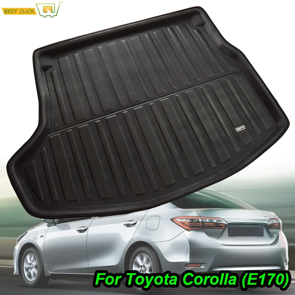

Fit For Toyota Corolla Altis 2014 2015 2016 2017 4dr Sedan Rear Trunk Liner Cargo Floor Tray Carpet Boot Mat Mud Kick Protector