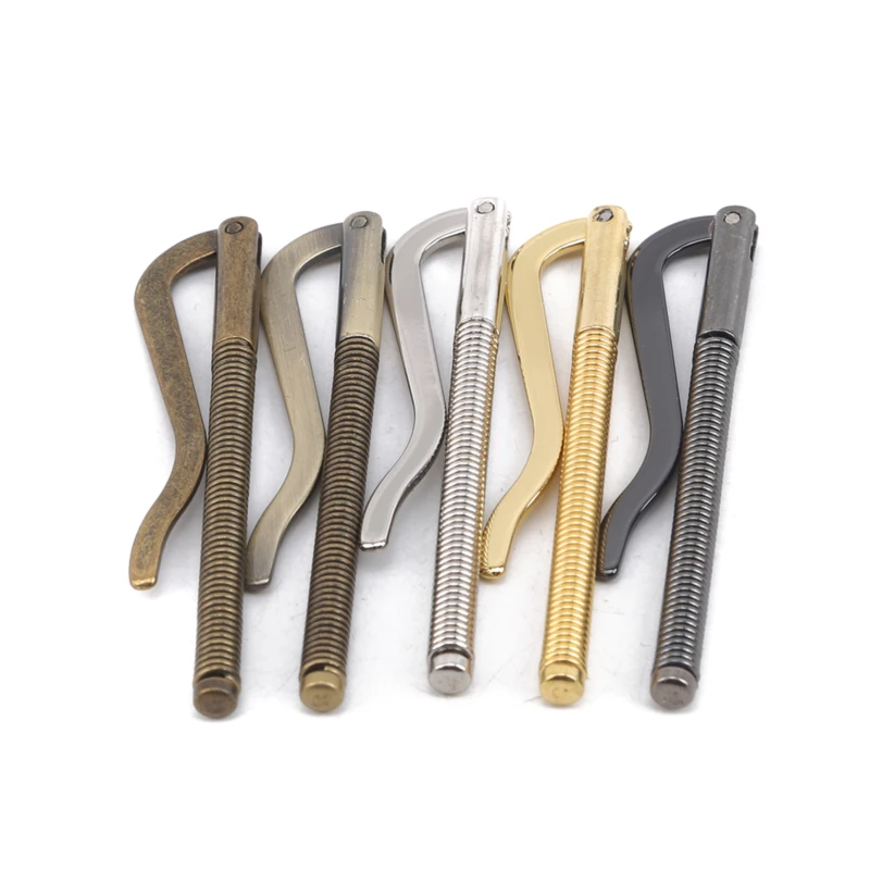 Metal Money Clip Buckle Hook Bar Wallet Replace Spring Cash Holster Holder Leather Craft Hardware Accessories