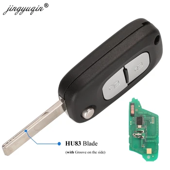 Keyforkess 5 pezzi FSK 2 BTN 433MHz PCF7961A ID46 Flip Remote Key per Renault Clio III Clio 3 Kangoo Master Modus Twingo 7701210033 - Jingyuqin 5 pezzi FSK 2 BTN 433MHz PCF7961A ID46 Flip Remote Key per Renault Clio