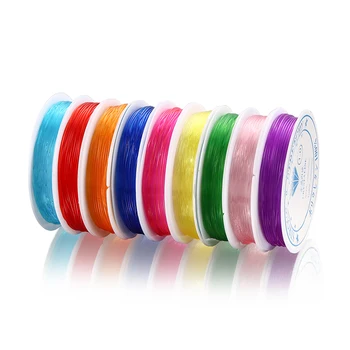 

0.6 0.8 1.0mm Stretch Elastic Beading Wire Round Beading String Line Cord For DIY Jewelry Making Findings Accessories Supplies
