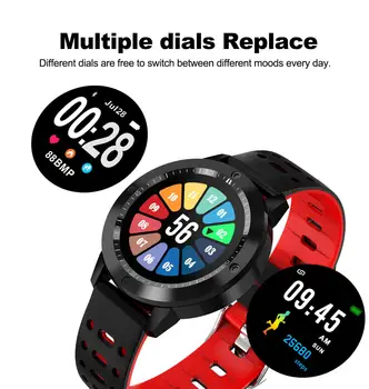 

CF58 Smart watch IP67 waterproof Activity Fitness tracker Heart rate monitor Sports Men women smartwatch PK CF18 B57