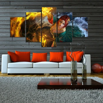 

Yennefer Picture Game Girl Poster Artwork Canvas Wall Art Paintings for Bedroom Wall Decor