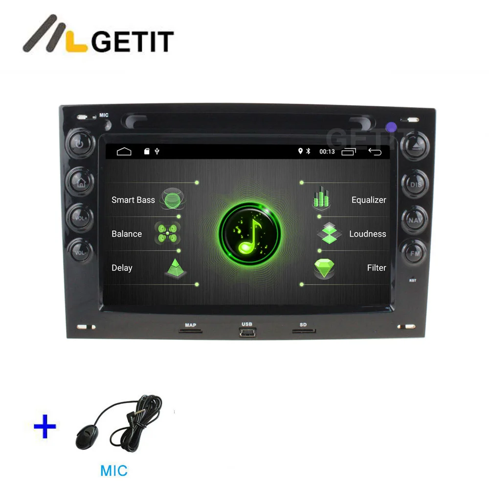 DSP 2G-RAM 16G-ROM DSP 64G PX6 Android 9 автомобильный DVD видео стерео радио плеер gps навигация для Renault Megane 2 2003-2008 - Цвет: DSP 2G-RAM 16G-ROM