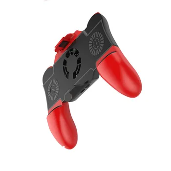 

Game F6 For PUBG Controller Handle Mobile Firing Aid Stand With Cooler Cooling Fan Game Stand for iPhone IOS