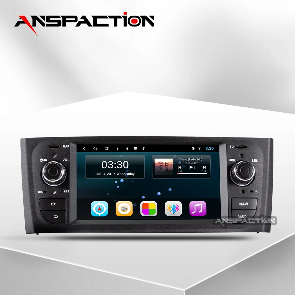 Sale Anspaction 6.1 inch Android 8.1 car dvd for Fiat Grande Punto 2006-2012 car radio stereo gps navigation car stereo media player 2