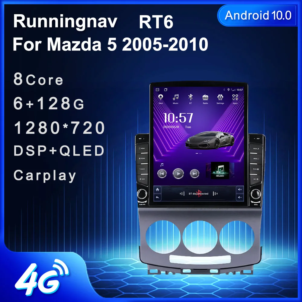 Мультимедийная магнитола для Mazda стерео-система на Android 9 7 с GPS и RDS Навигатором без