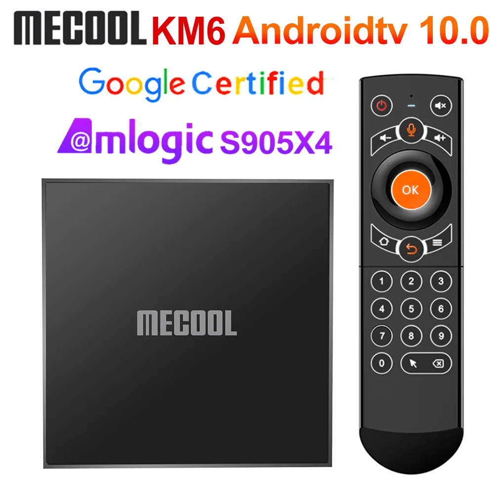 Caixa de tv Global Mecool Edição Deluxe Android 10 Amlogic S905x4 Google Certificado Suporte Wifi 6 1000m bt Media Player 4gb 64gb Km6 - Image 4