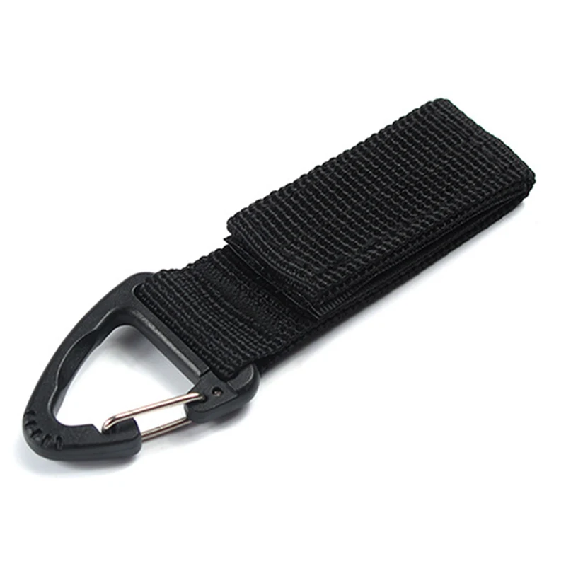 

Outdoor Backpack Hooks Nylon Belt Keychain Carabiner Buckle Hook Tactical Climbing Camping Hook Keychain Clasp