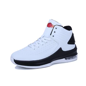 

New classic men's basketball shoes outdoor sports retro basketball shoes cushion air cushion high to help sports shoes men's coa