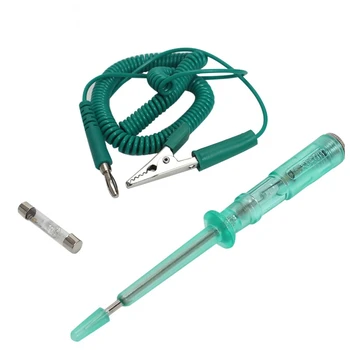 

Auto Car Light Circuit Tester Lamp Voltage DC 6V 12V Copper Test Pen Detector Probe Light System Test Probe Lamp Diagnostic Tool