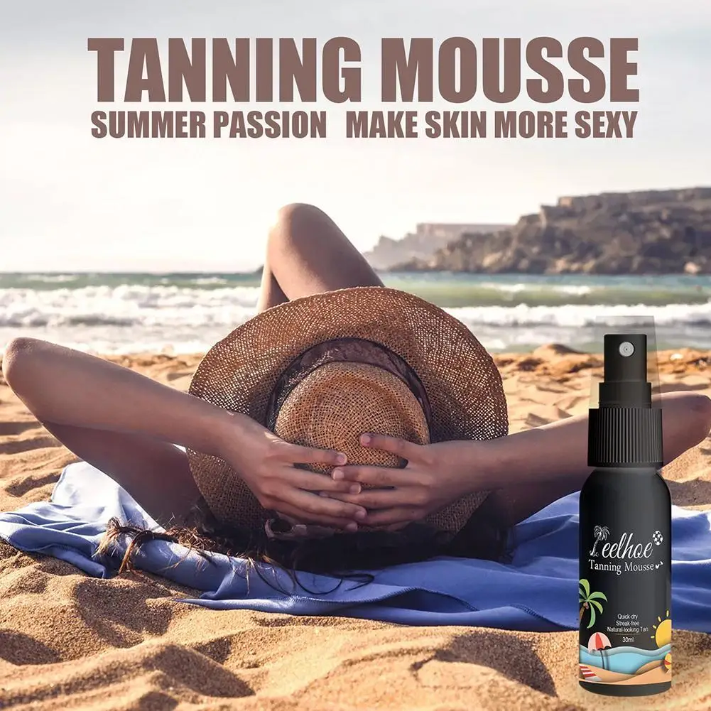 30ml Body Self Tanner Mitt Bronzed Body Solarium Cream For Day Tanning Sun Block Foundation Tanner Lotion Body Tanning Lotion