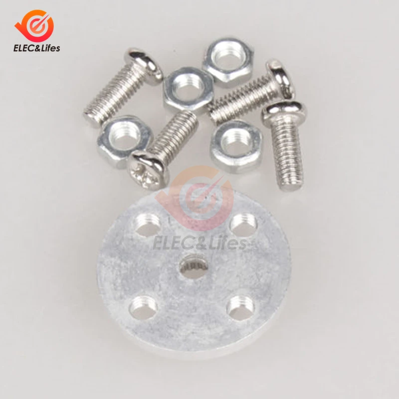 

1Set Metal Servo Arm 25T Round Type Disc Matal Horns mount screws for MG995 MG996R RC Servos Futaba ACE Robot