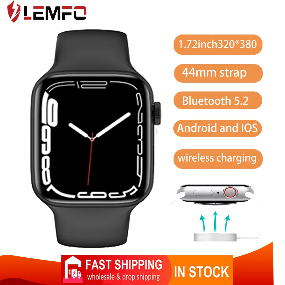 Смарт часы LEMFO IWO 13 Pro DT200 для мужчин и женщин с поддержкой Bluetooth 2021 пульсометром