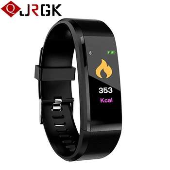 

ID115HR Plus Heart Rate Monitor Smart Bracelet Wristband Fitness Tracker USB Charging Bluetooth Smart Band For Xiami IOS Android