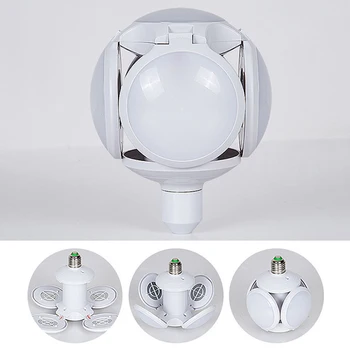 

Super Bright LED Folding Bulb E27 40W LED Football UFO Lamp AC 85-265V LED Bulb Bubble Ball Bulb Foldable Replace Halogen Light