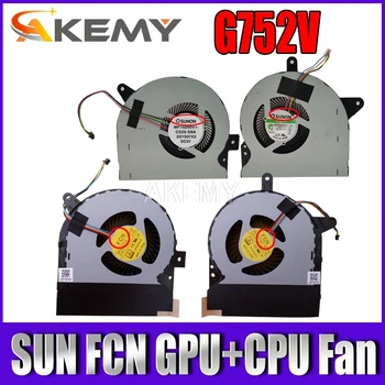 

new original CPU GPU VGA Cooler Fan For Asus ROG G752 G752VL G752VY G752VT G752VL G752VM G752VS Laptop fan Cooler Fan
