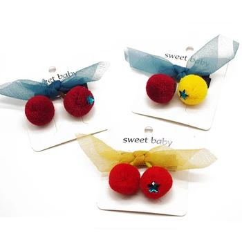 

Baby Girl Hairpin Party Hair Bows Clips For Girls Hair Clips Cute Cherry Design Hair Pin Hairpin Hair Accessories