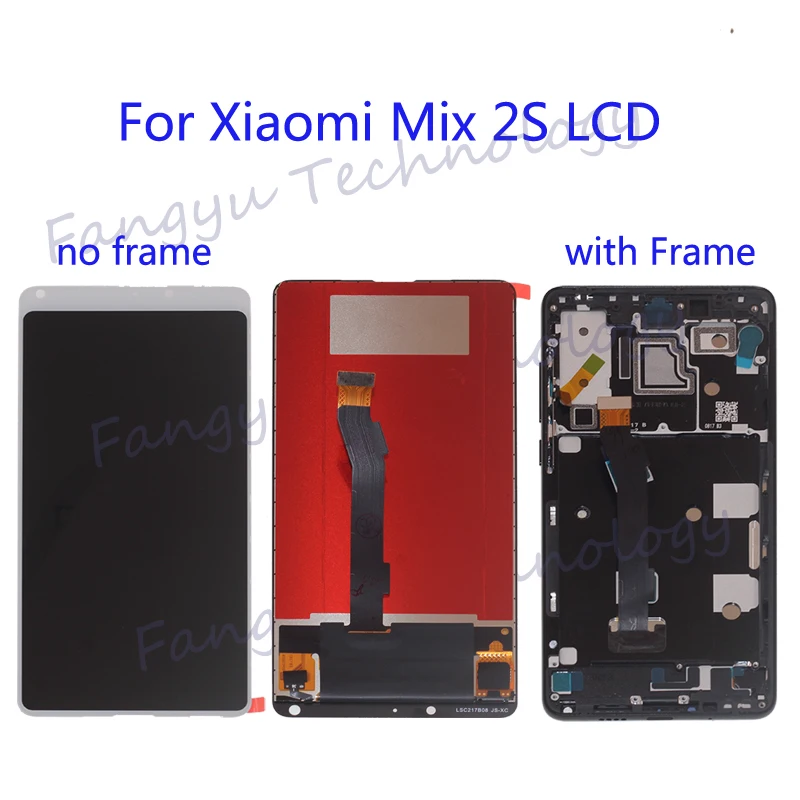 

5.99" Original with Frame For Xiaomi Mix 2S LCD Display Touch Screen Panel Glass Digitizer Assembly For xiaomi mix2S display+Too