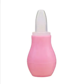 

Silicone Newborn Baby Children Nose Aspirator Toddler Nose Cleaner Infant Snot Vacuum Sucker Soft Tip Cleaner