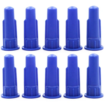 

New Cylindrical Cone For Cartridge Caulking Spare Part Nozzle Spray Tip For Silicon Sealant Dispenser Syringe Accessory 10Pcs