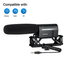 Mouriv VMC355 Photography Interview Shotgun Microphone for DSLR Camera for Vloggers Videomaker Video Camcorder