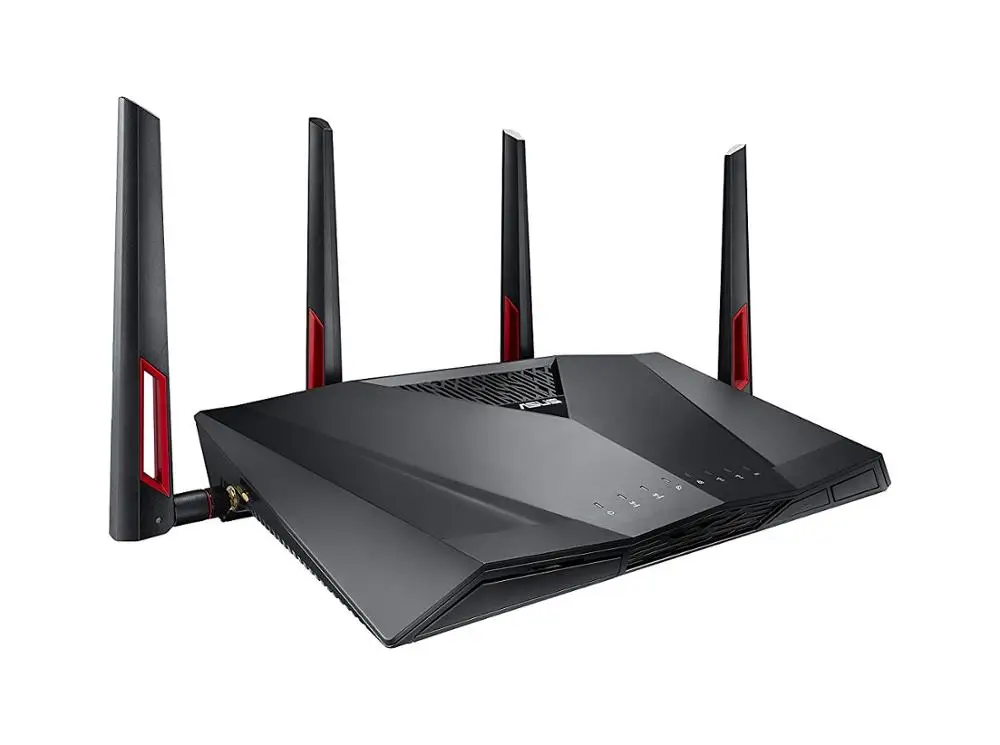  5 mejores Wi-Fi de Router ASUS RT-AC88U Original WiFi Router802.11ac 3167Mbps actualizable Merlín M