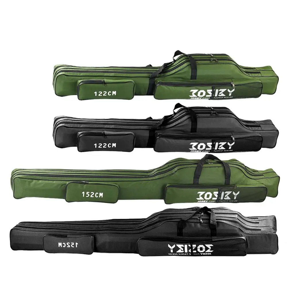 60 100 122 150 152 182CM Portable Oxford Cloth Outdoor Sports Folding Multilayer Fishing Rod Bag