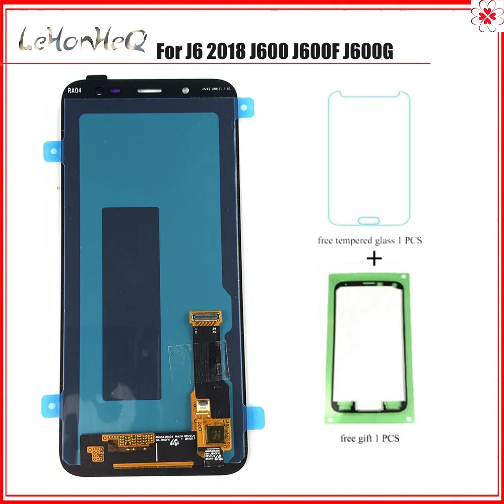 Супер AMOLED J6 ЖК дисплей для Samsung Galaxy 2018 J600 J600F J600G сенсорный экран дигитайзер