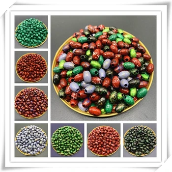 

10x6MM 100pcs Acrylic Beads oval Loose Beads Fit Europe Beads For Jewelry Making DIY Accessories