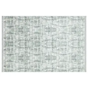 

Apex Lucca 3 'x 10' Polypropylene Grey Runner Rug