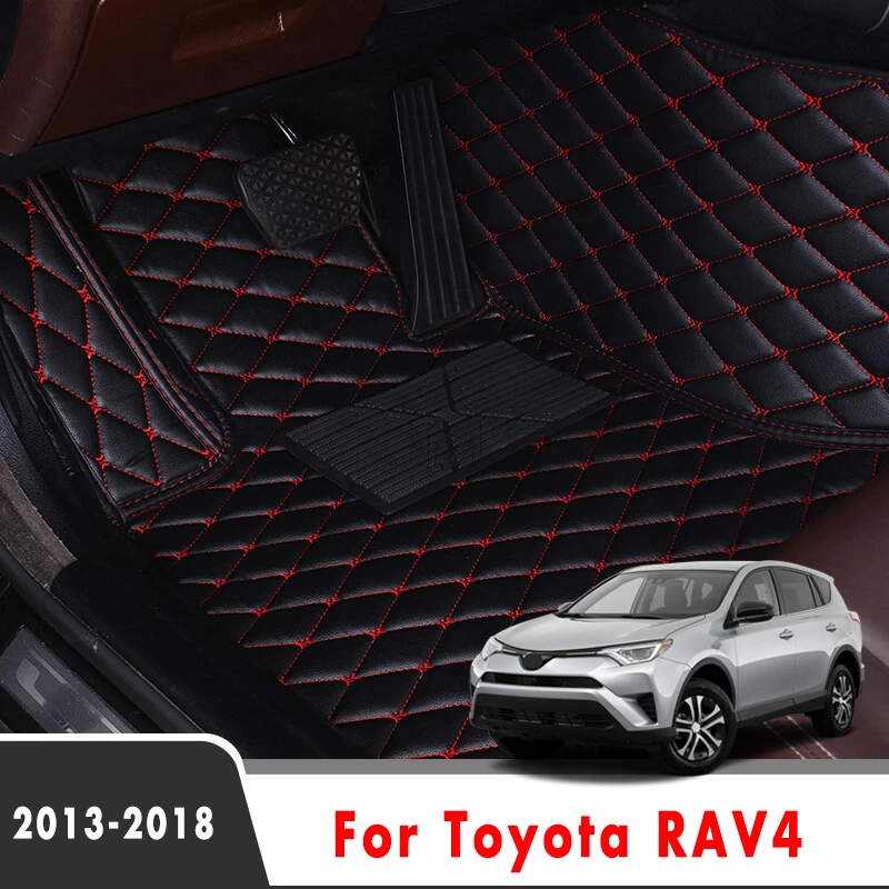 Car Floor Mats For Toyota RAV4 Rav 4 IV XA40 2018 2017 2016 2015 