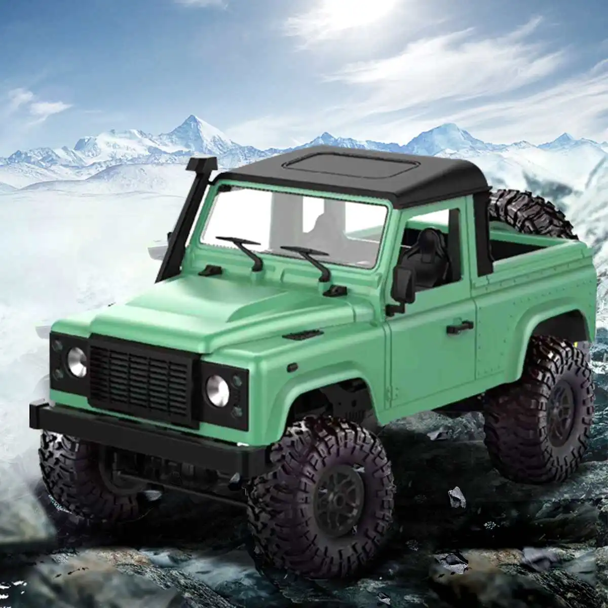 Радиоуправляемый автомобиль DIY Kit WPL D90 1/12 2,4G 4WD Defend Pickup внедорожный военный грузовик детская дистанционная игрушка RC Rock гусеничный разобранный комплект