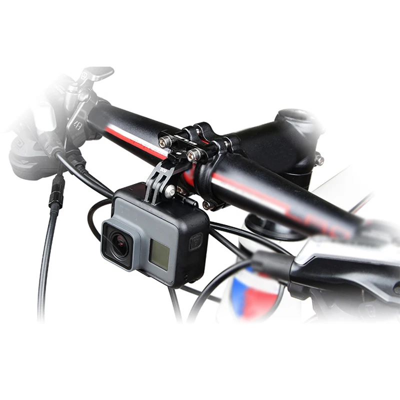 Держатель адаптера для велосипеда для GoPro Камера Xiaomi фонарик подножка; алюминиевый сплав