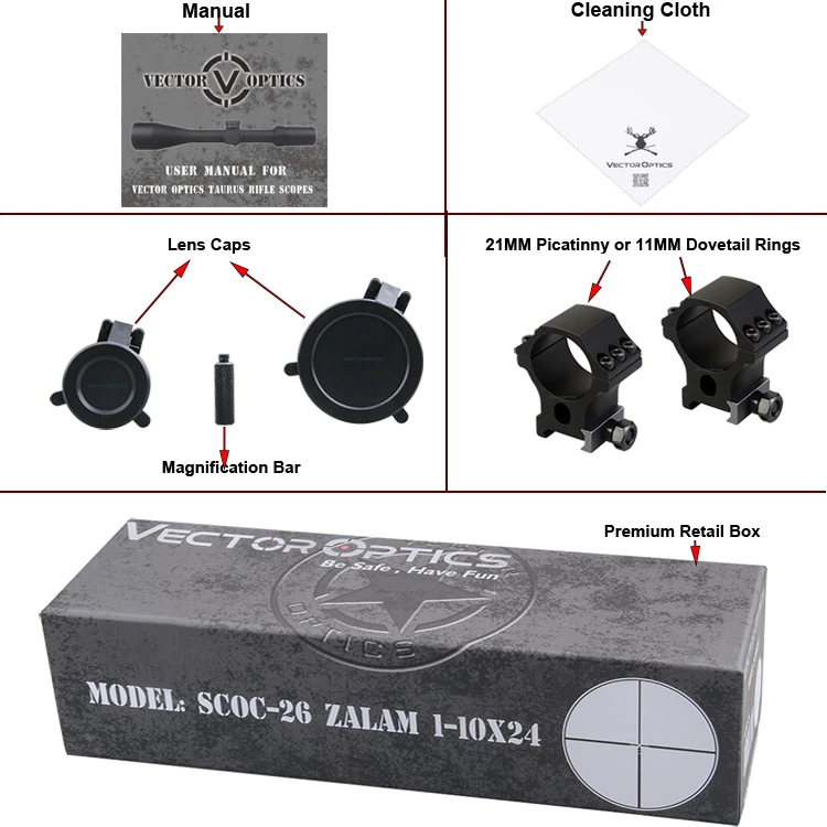 Векторная оптика Zalem 1 10x24 10x зум тактический прицел с BDC ASR 1/10MIL для AR15 308Win близко