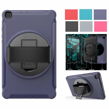 

For Samsung Galaxy Tab A 8.0 2019 SM-T290 SM-T295 Tablet Case Shockproof Kids Safe PC Silicon Hybrid Stand Full Body Cover