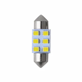 

100pcs C5W 2835 6SMD 31mm Festoon Dome LED Light Xenon Canbus Bulbs Interior Lamp Reading Light White 12V