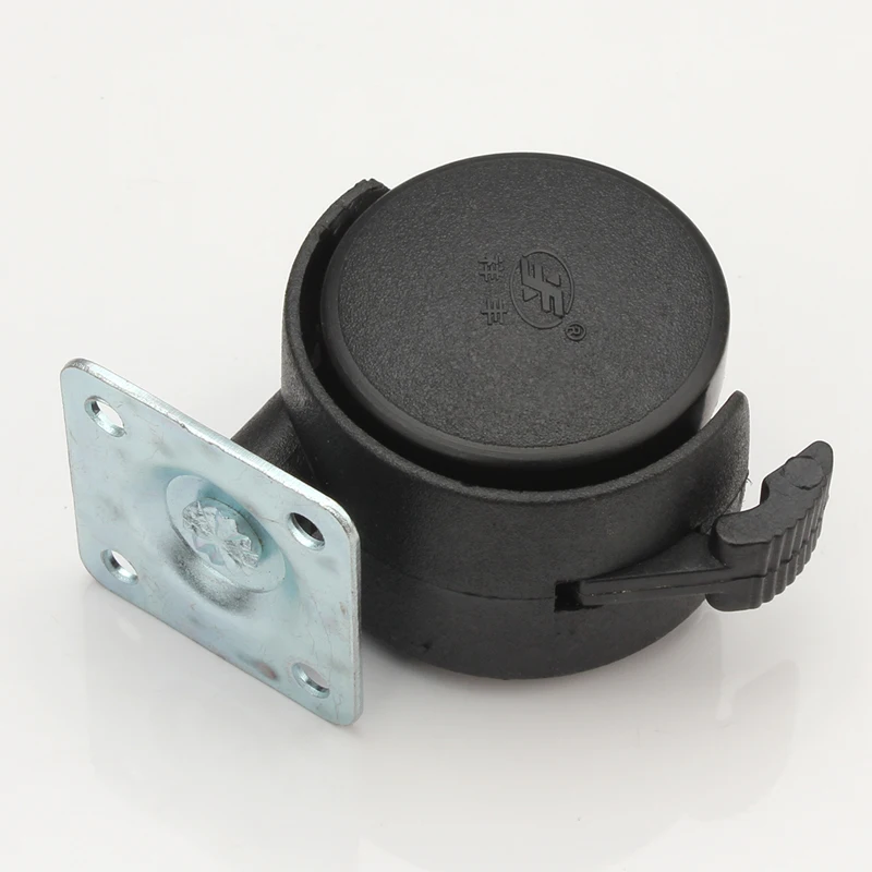 

4PCS Black 2'' Rubber Swivel Casters Office Sofa Chair Furniture Universal Brake Wheels