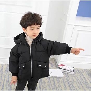 

Children Winter Parkas Hooded Warm Kids Age 18 Months -6Years Baby Boy Girl Outerwear Windbreaker Casual Baby Boy Coats Clothing