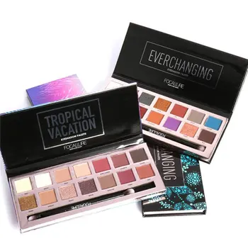 

Focallure 14 Color Eyeshadow Pallete Pearlescent Matte Glitter Waterproof Eye Shadow Palette Makeup Cosmetics Tool